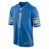 Camiseta Hombre Detroit Lions Penei Sewell 1 Nike Azul 2021 NFL Draft Camiseta Hombre Detroit Lions Penei Sewell 1 Nike Azul 2021 NFL Draft
